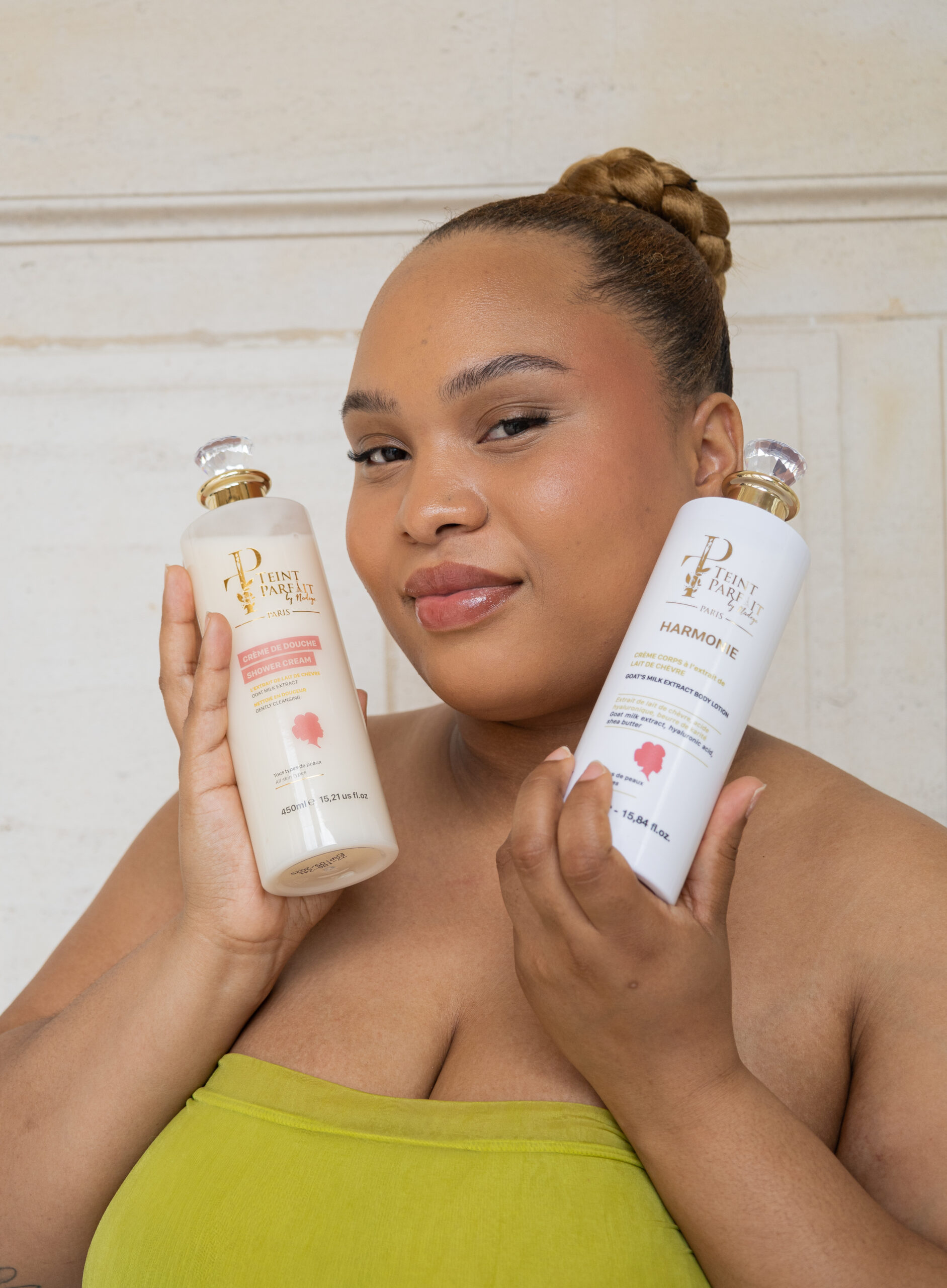 HARMONIE Crème de corps à l’extrait de lait de chèvre – 450 ML